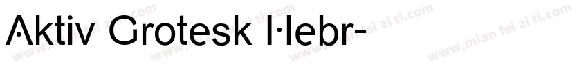 Aktiv Grotesk Hebr字体转换